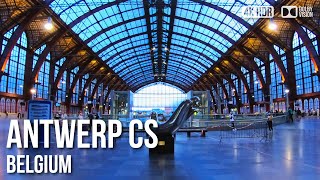 Antwerp Central Railway Station  🇧🇪 Belgium 4K HDR Walking Tour [upl. by Mariko]