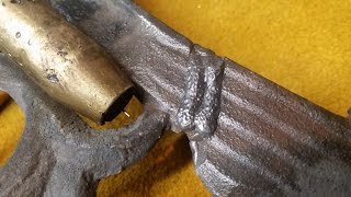 Mig Welding broken Cast Iron [upl. by Llevra]