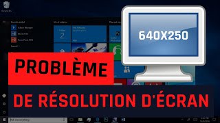 Comment résoudre le problème de résolution décran sous Windows 10 [upl. by Ettari]