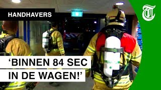 Snelste brandweer van NL in actie  HANDHAVERS 01 [upl. by Savory262]