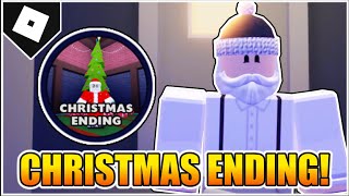 How to get the CHRISTMAS ENDING  BADGE in FIELD TRIP Z SANTA BOSSFIGHT ROBLOX [upl. by Eignav]