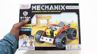 Mechanix Monster Buggies Kit Unboxing amp Review – Chatpat toy tv [upl. by Goggin]