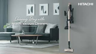 Hitachi Vacuum Cleaner Cordless Stick Green LED amp Effortless 30 Sec  Global 2022 Lifestyle [upl. by Anayk]