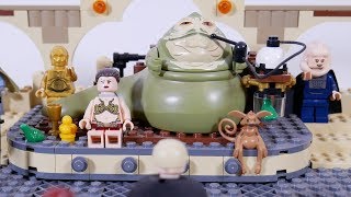 2012 LEGO Jabbas Palace and Rancor Pit Review  Custom Palace [upl. by Altaf628]