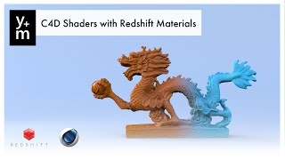 Learn how to use C4D Shaders with Redshift Materials [upl. by Agon]