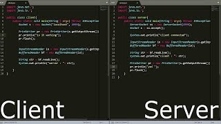 Java socket programming  Simple client server program [upl. by Racso773]