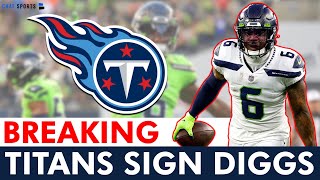 BREAKING Titans Signing Quandre Diggs To 1Year Contract  Tennessee Titans News amp INSTANT REACTION [upl. by Nodnol]