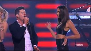 Robin Thicke  Blurred Lines  Live [upl. by Stillman571]