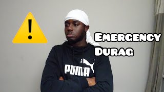 How To Make Your Own Durag Emergency Durag [upl. by Goodhen]