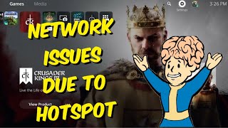 How To Fix PS5 Network Issues Over Mobile HotSpot [upl. by Latoya58]