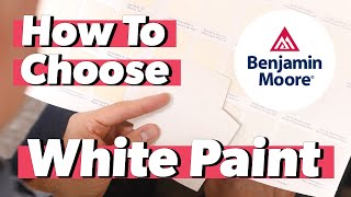 How To Choose A White Paint  My Top 5 favorite Benjamin Moore White Paints [upl. by Avaria600]