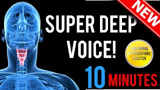 DEEP VOICE GET A SUPER DEEP MASCULINE VOICE IN 10 MINUTES  AUDIO BOOSTER [upl. by Routh502]