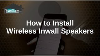 How to install wireless inwall speakers [upl. by Gray608]