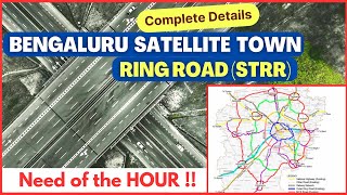 Bangalore Satellite Town Ring Road Project Details Current Progress amp Latest Updates STRR Route Map [upl. by Sseb553]