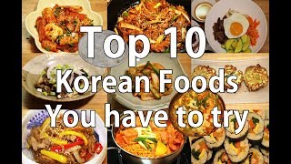 Top 10 Korean Foods You Must KnowYou have to try [upl. by Yann]