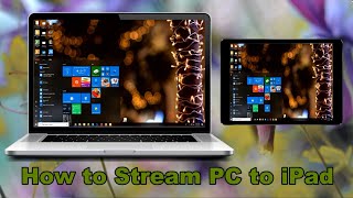 How to Stream PC to iPad  iPadOS 14 Supported [upl. by Rennane]