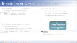 Inheritance 4  Overriding with toString Java [upl. by Zetnwahs]