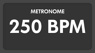 250 BPM  Metronome [upl. by Roseline76]