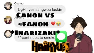 Canon vs fanon Inarizaki [upl. by Fernyak975]