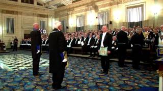 Freemasons Ritual in action HD [upl. by Notlit]