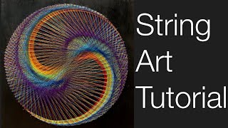 DIY String Art  Tutorial [upl. by Ettevy]