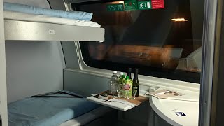 Riding New Nightjet Sleeper Train Zurich  Berlin in Sleeping Car [upl. by Bright]