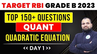 RBI Grade B Quant Practice MCQs  Phase 1 Quant Important topics  RBI Grade B 2023 Preparation [upl. by Judith]