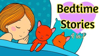 Sleep Meditation for Kids BEDTIME STORIES 4 in 1 Sleep Stories Collection [upl. by Ainollopa]