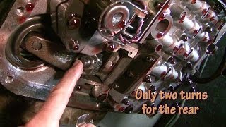 How to adjust bands and change automatic transmission fluid [upl. by Adan]