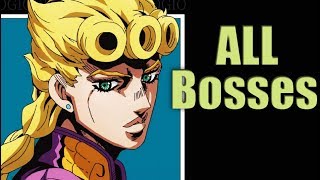 JoJos Bizarre Adventure Golden Wind PS2 All Bosses No Damage [upl. by Oinotnaocram]