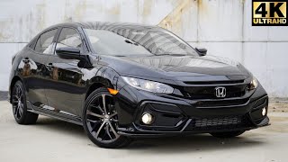 2021 Honda Civic Hatchback Review  A Drivers Hatchback [upl. by Kenweigh94]