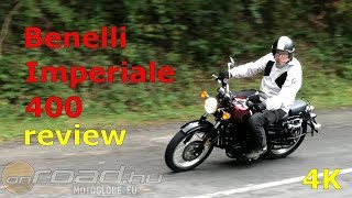 Benelli Imperiale 400 review 4K  OnroadBike [upl. by Nnaeirb430]