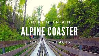 Ride The Smoky Mountain Alpine Coaster POV HD Quality [upl. by Anagnos]