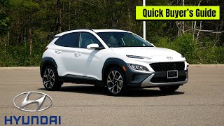 5 Things You Should Know About The 2022 Hyundai Kona  Quick Buyers Guide [upl. by Berkeley]