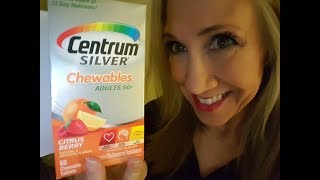 Centrum Silver Chewables Supplements For Adults 50 Review by Kim Holdbrooks Townsel [upl. by Tyrus506]