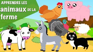 Apprendre les Animaux de la Ferme en Français  Vidéo pour les Enfants [upl. by Tan]