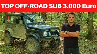 TOP MASINI sub 3 000 EURO de OFF ROAD [upl. by Nauhs]