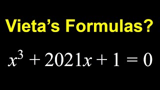 Vietas formulas in a cubic equation [upl. by Vern490]