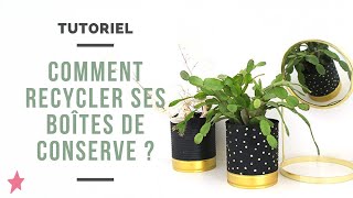 DIY Comment recycler ses boîtes de conserve [upl. by Enimisaj]