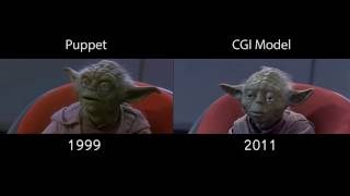 Yoda Comparison  The Phantom Menace 1080p HD [upl. by Hoban64]