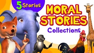 5 Short Stories for Kids with moral  Infobells [upl. by Henry]