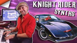 Knight Rider Theme Recreated SYNTHESIZERS [upl. by Poll]