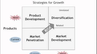 The Ansoff Matrix [upl. by Asilegna]