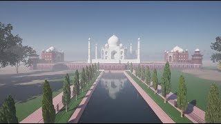 Taj Mahal a virtual tourTaj Mahal Agrawalk with historytaj mahal at Agrasymbol of love [upl. by Tuttle]