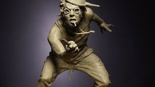 Sculpting maquette in clay FULL VIDEO [upl. by Dorella24]