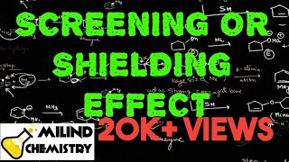 Screening Or Shielding Effect  Periodic Properties  Class 11  Milind Sir [upl. by Ineslta]