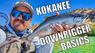 Kokanee Downrigger Basics [upl. by Ordnasela319]