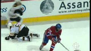 PK Subban absolutely hammers Brad Marchand [upl. by Anaila680]