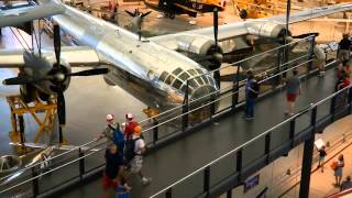 Hiroshima and Nagasaki The Enola Gay stands restored 70 years after dropping atomic bomb [upl. by Ttocserp539]