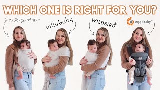 BEST BABY CARRIER SHOWDOWN  Review Comparison amp Try On [upl. by Ayita]